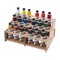 Tusc & Pine Artist Oil Paint - 40 ml Set of 18 - Assorted Colors w/ Mezzo Paint Rack - Non-Yellowing, Rich & Creamy Consistency, Maximum Pigment Load, Small Batch Milled - Made in the USA